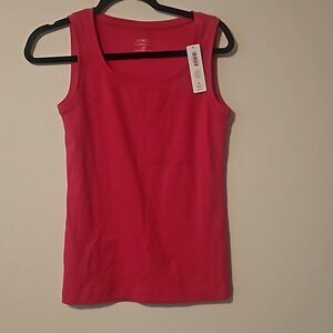 Chicos size 0 Rib basic tank  top  pink New